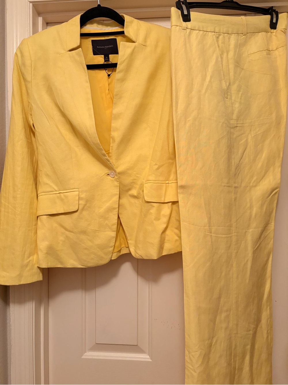 Banana Republic Soft Yellow Women's Pantsuit